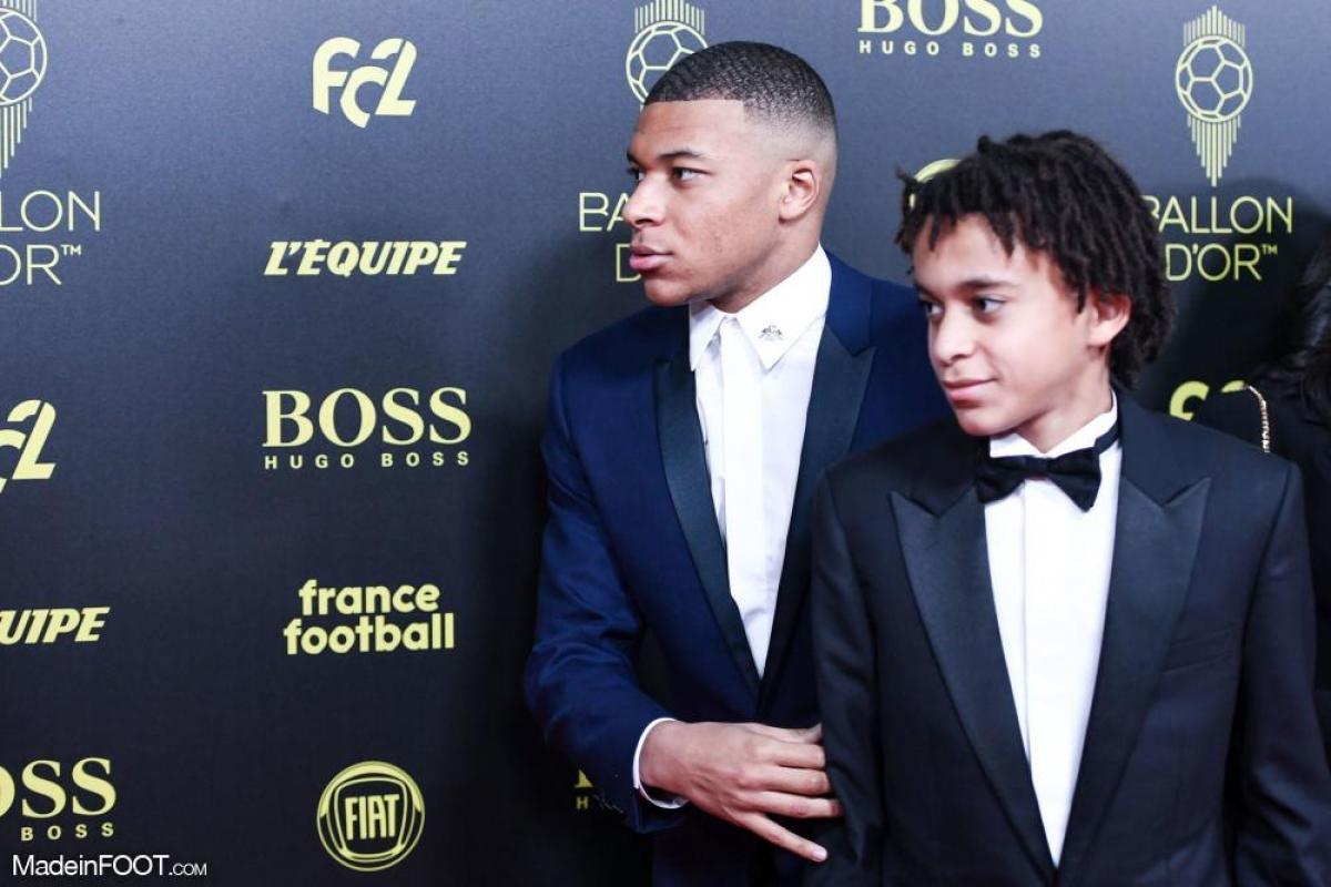 Kylian Mbappé à la cérémonie du Ballon d'Or