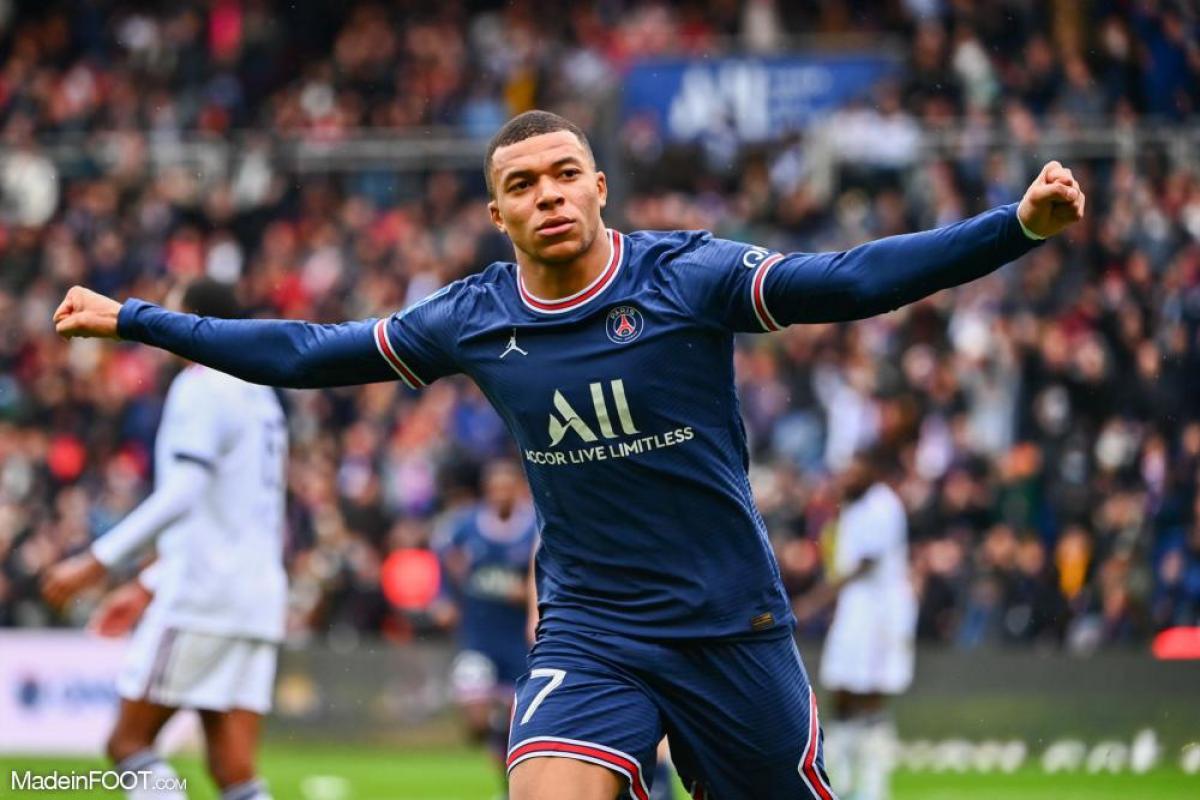 Kylian Mbappé avec le PSG