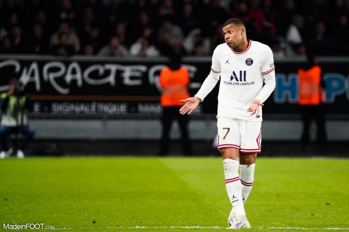 Kylian Mbappé avec le PSG