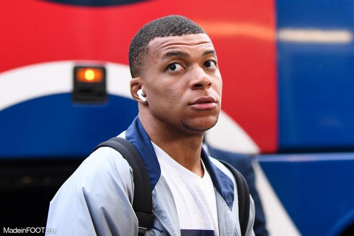 Kylian Mbappé, attaquant du Paris Saint-Germain. 