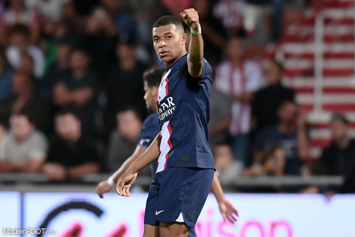 Kylian Mbappé avec le PSG