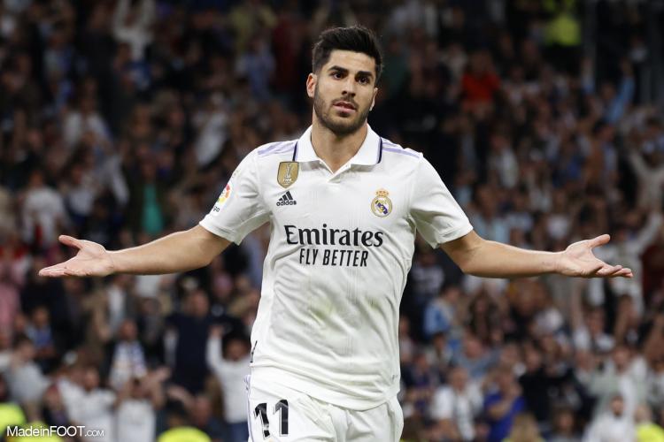 Marco Asensio, ici sous les couleurs du Real Madrid, aurait signé son contrat en faveur du Paris Saint-Germain.