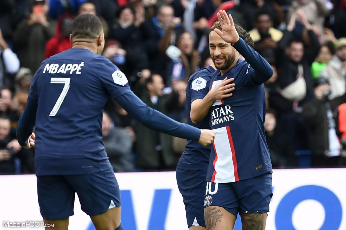 Neymar et Kylian Mbappé.