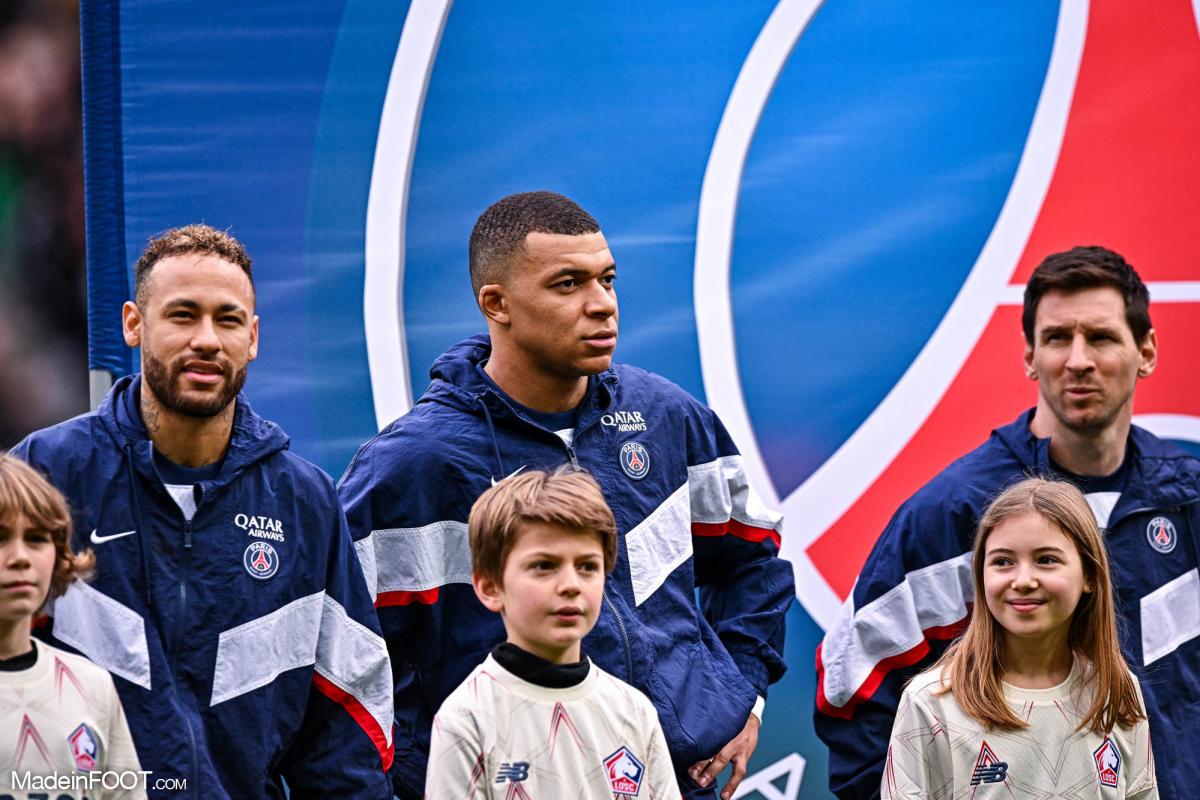 Neymar, Mbappé et Messi