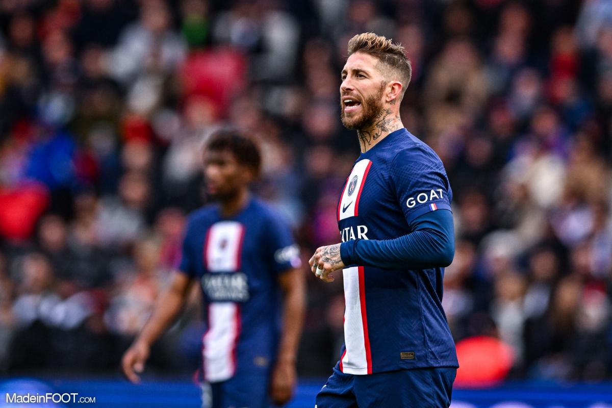 Sergio Ramos sous les couleurs du PSG.
