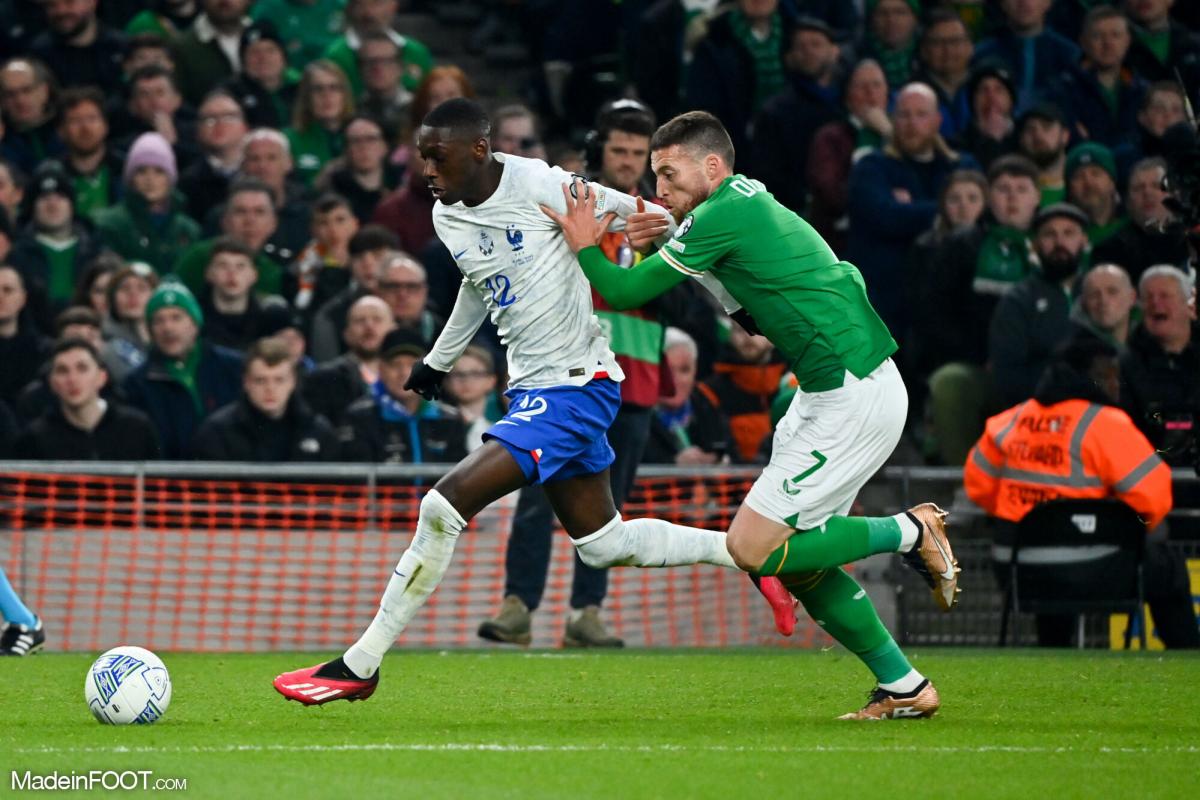Randal Kolo Muani sous le maillot des Bleus