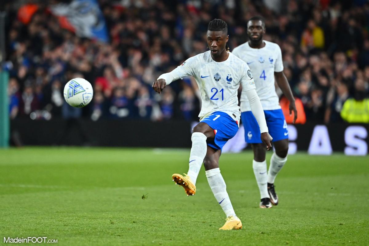 Eduardo Camavinga, le milieu de terrain du Real Madrid et de l'équipe de France.