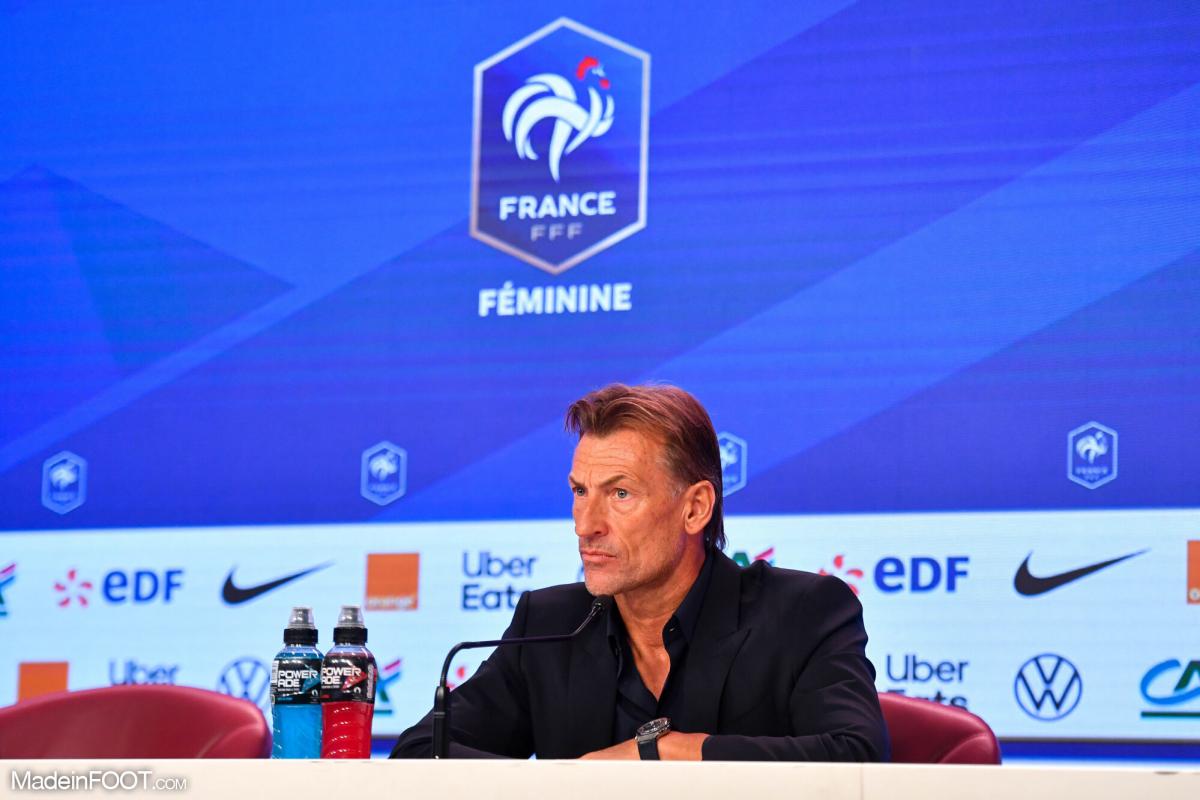 Hervé Renard, le sélectionneur de l'équipe de France (F).