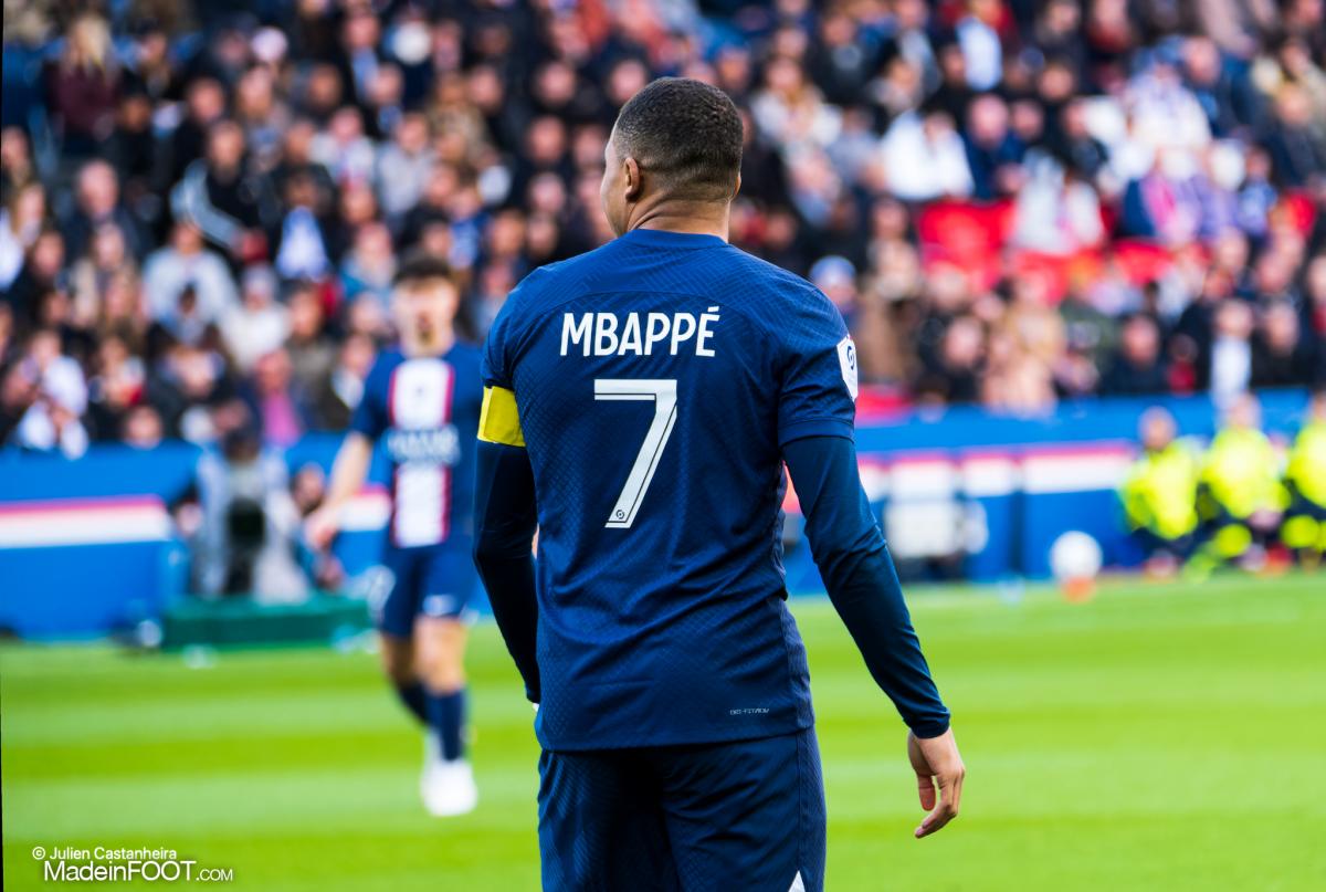 Kylian Mbappé sous les couleurs du Paris Saint-Germain