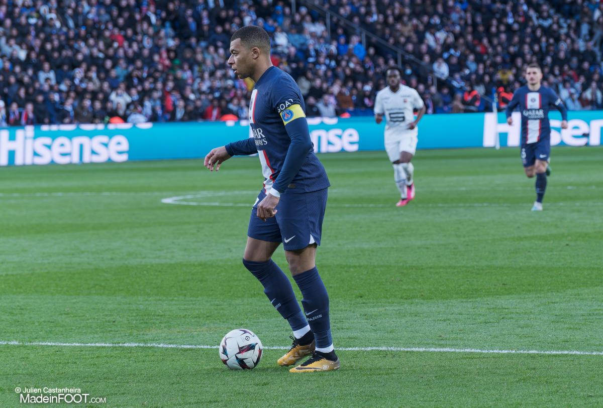 Kylian Mbappé avec le PSG