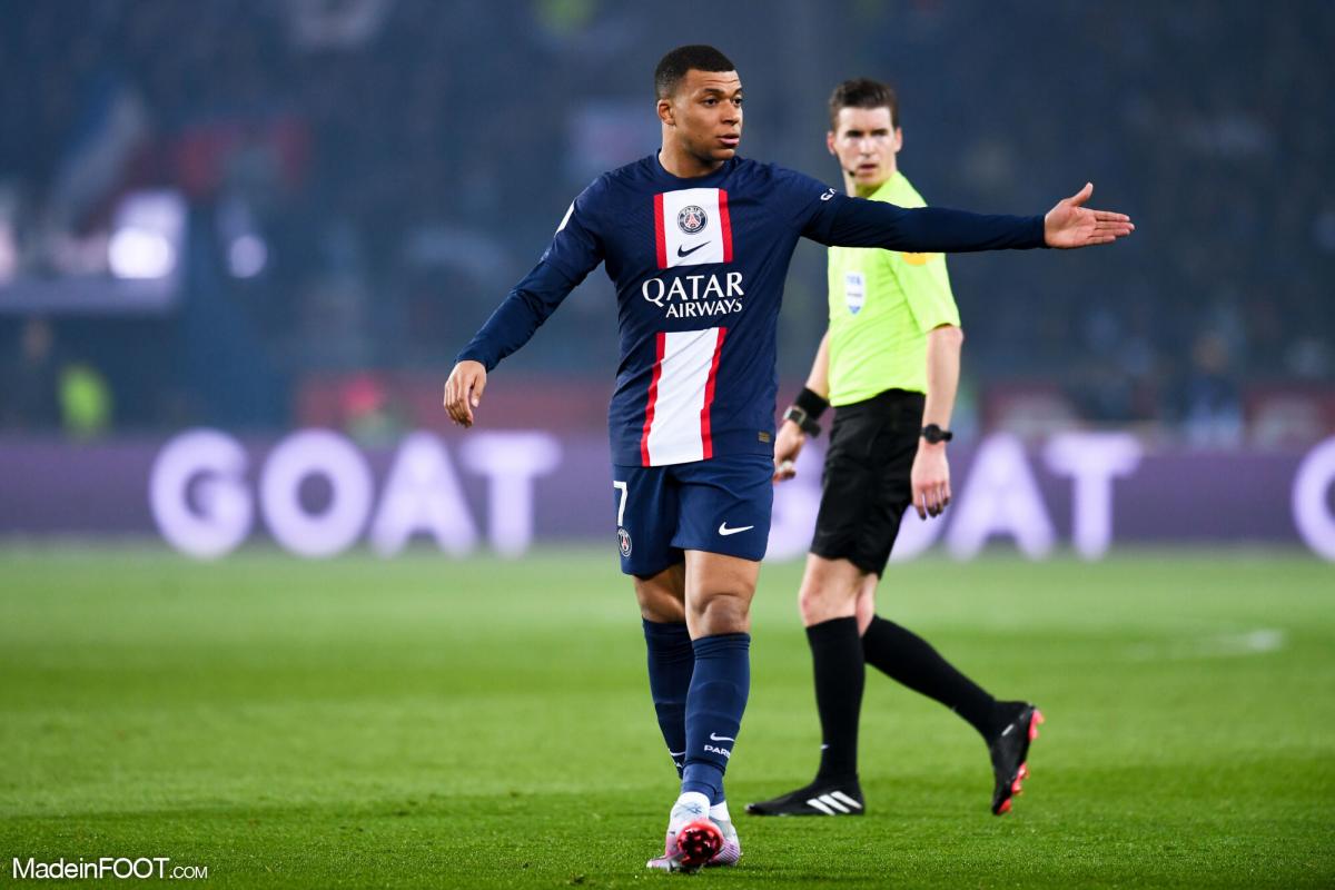 Kylian Mbappé avec le PSG