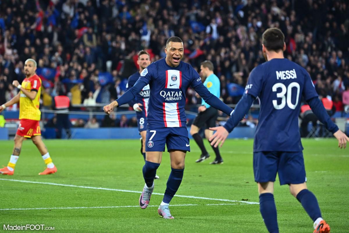 Kylian Mbappé sous le maillot parisien