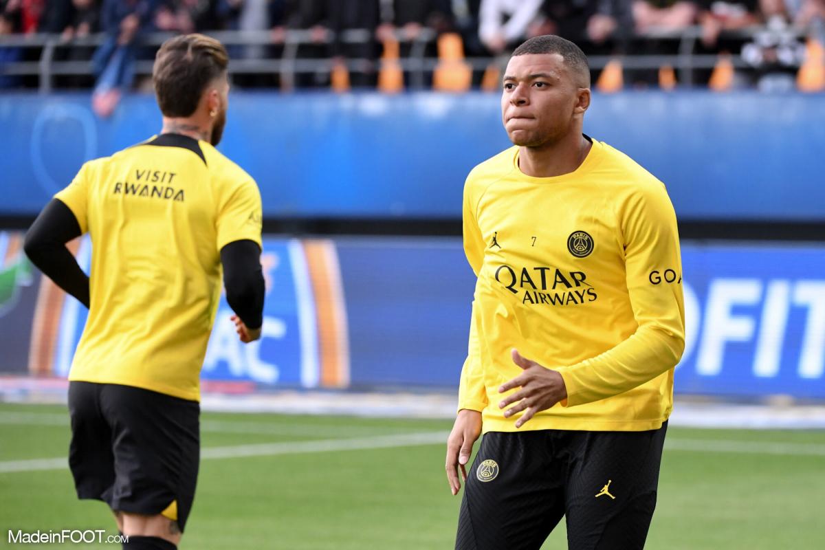 Kylian Mbappé, joueur du PSG.