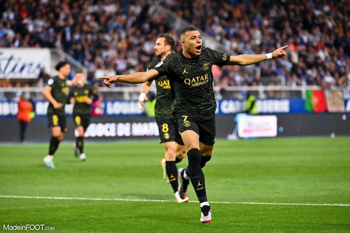 Kylian Mbappé, attaquant du PSG
