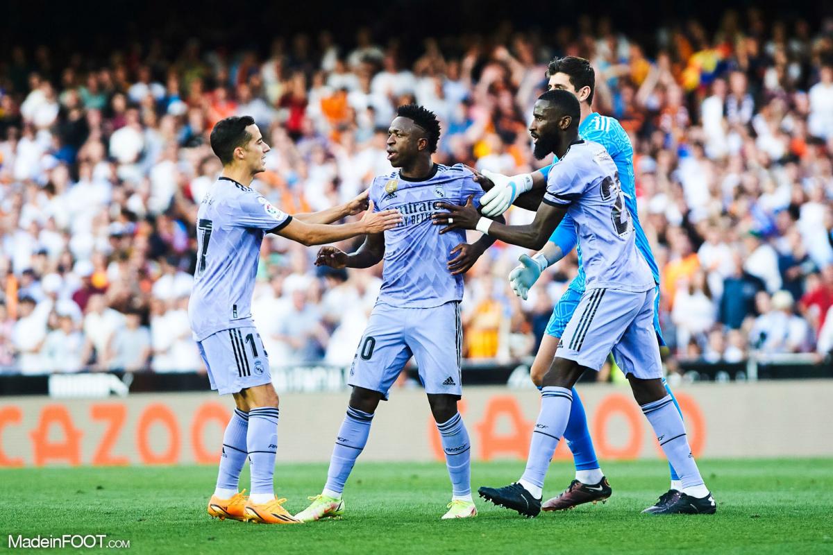 Vinicius Junior avec le Real Madrid