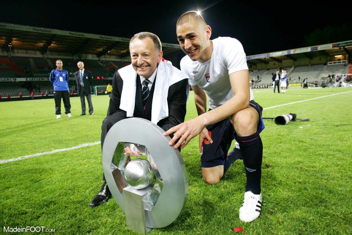 Karim Benzema et Jean-Michel Aulas