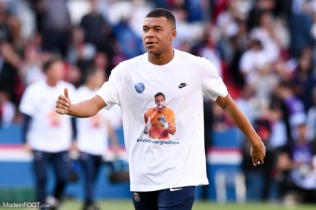 Kylian Mbappé, attaquant du Paris Saint-Germain. 