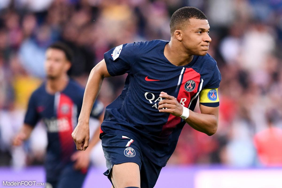 Kylian Mbappé, attaquant du Paris Saint-Germain. 