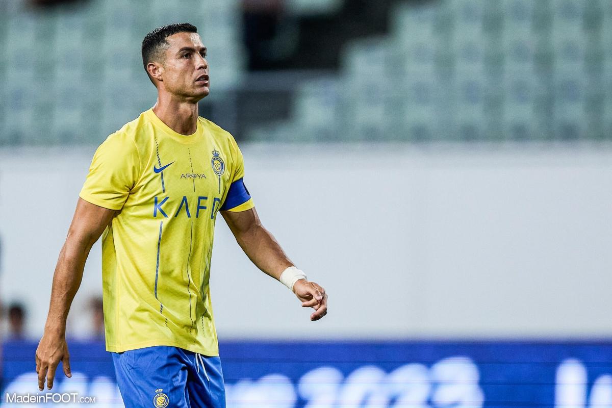 Cristiano Ronaldo sous le maillot d'Al Nassr.