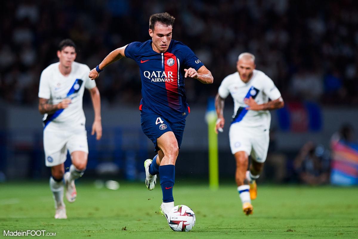 Manuel Ugarte, joueur du PSG.