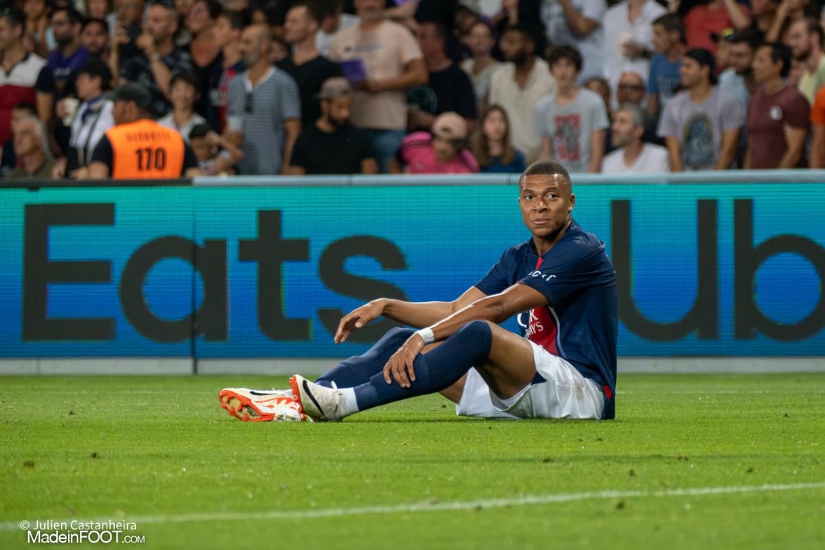 Kylian Mbappé avec le PSG