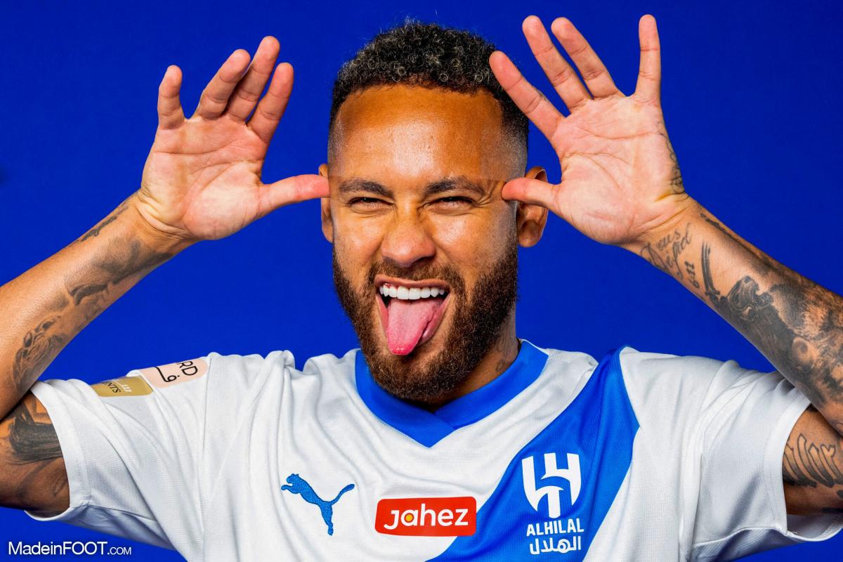 Neymar, l'attaquant d'Al-Hilal.