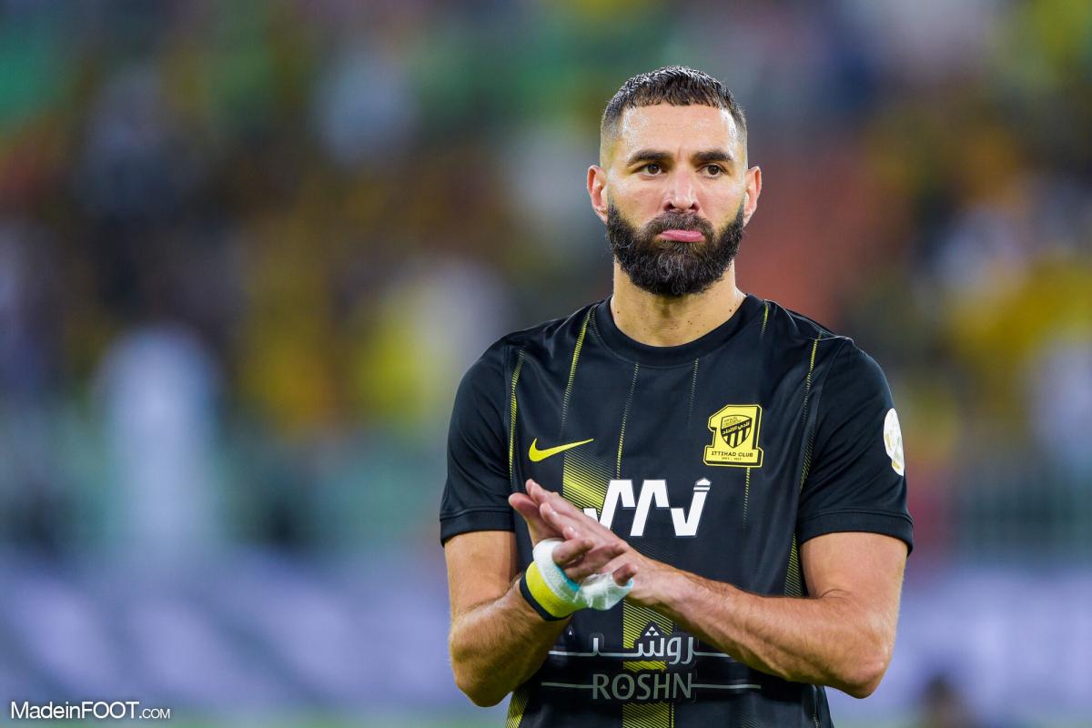 Karim Benzema, joueur d'Al Ittihad.