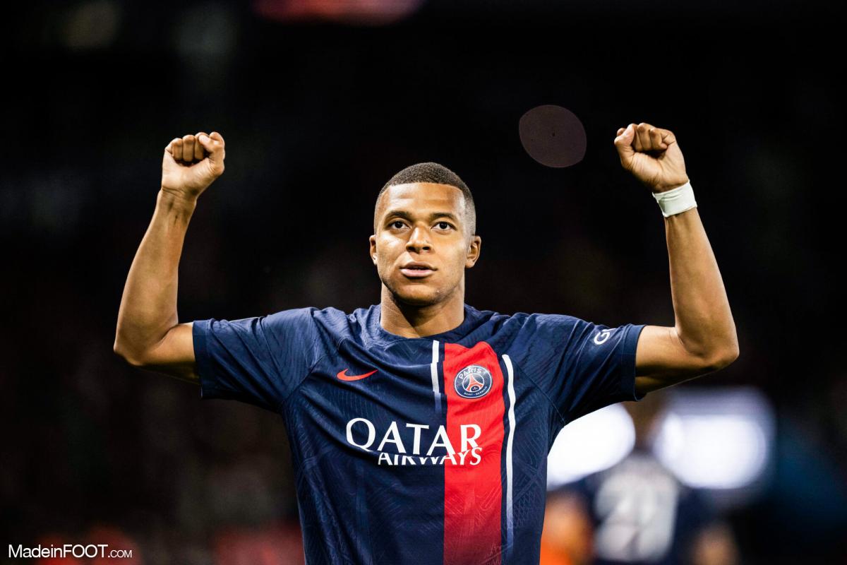 Kylian Mbappé avec le PSG