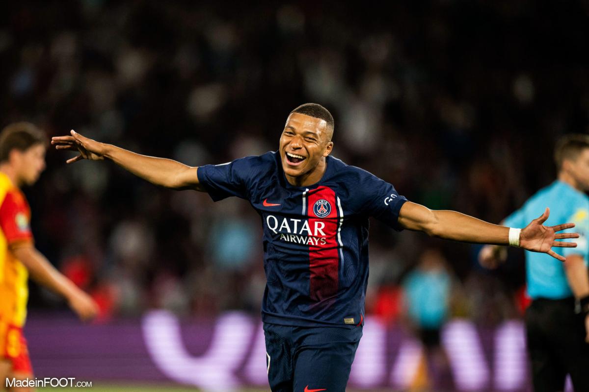 Kylian Mbappé, joueur du Paris Saint-Germain