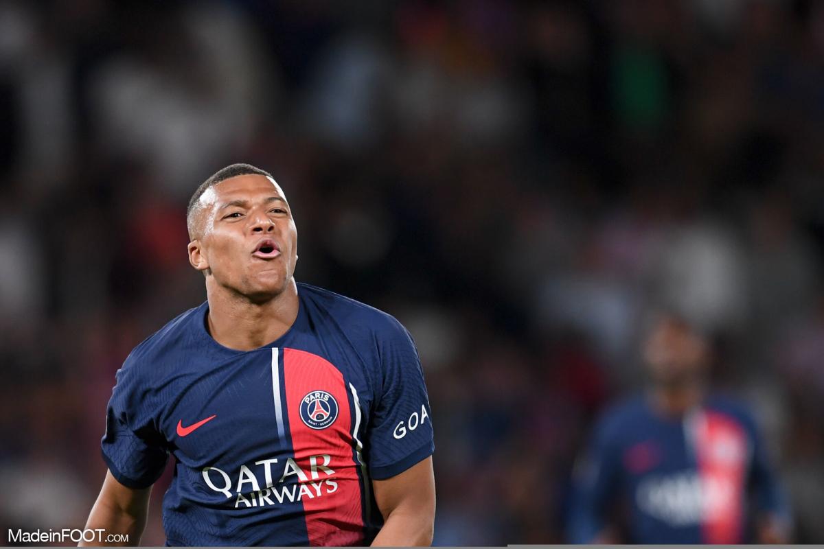 Kylian Mbappé avec le PSG