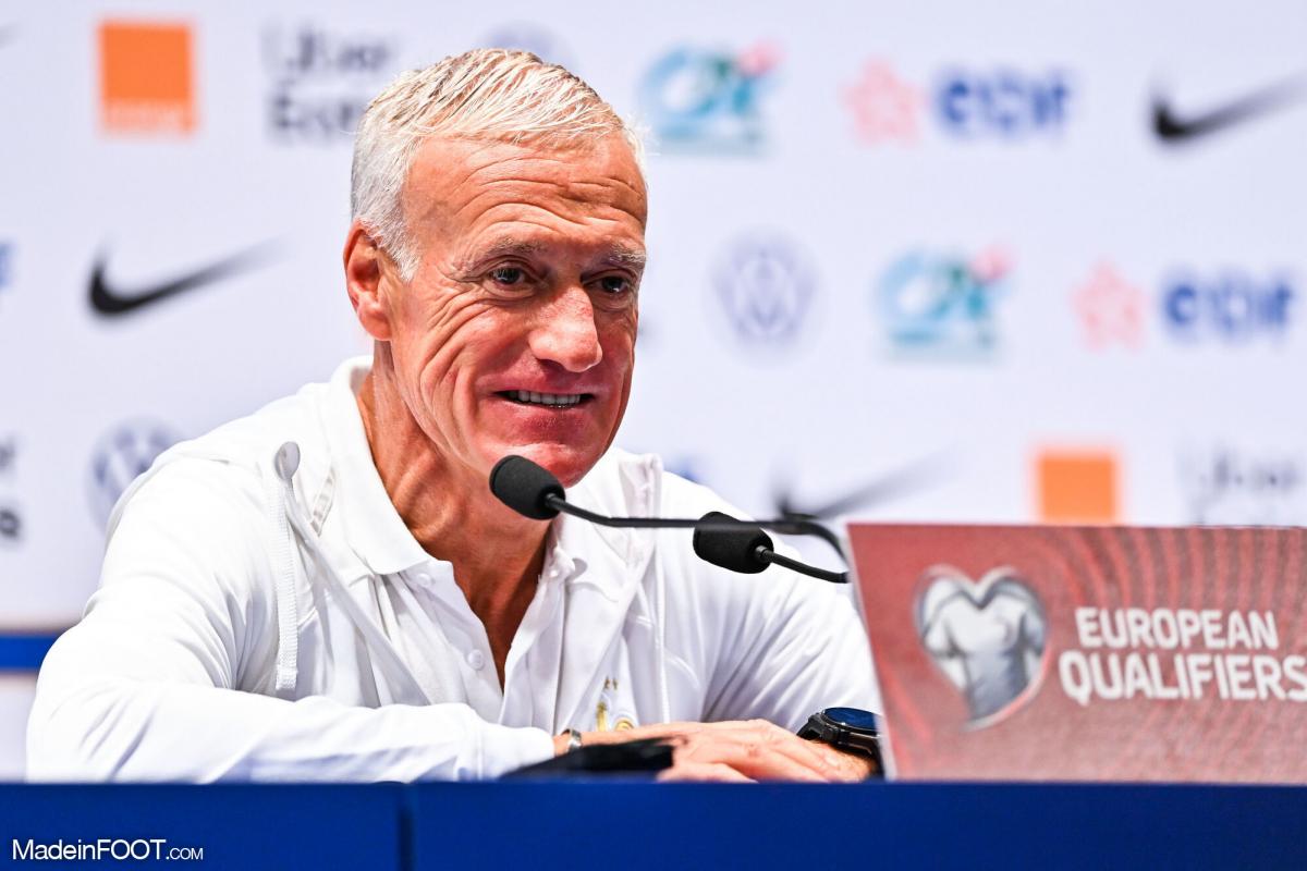 Didier Deschamps avec la France