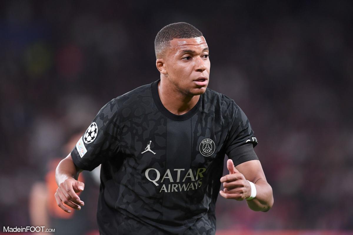 Kylian Mbappé, joueur du Paris Saint-Germain