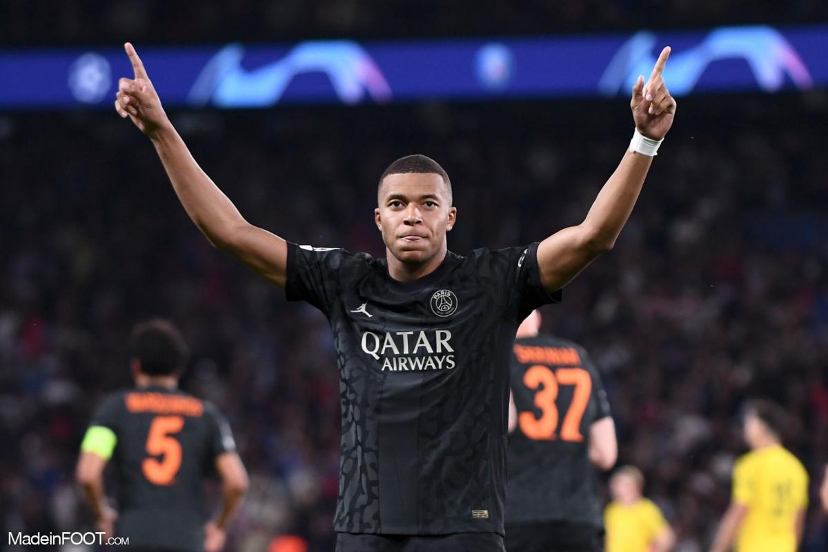 Kylian Mbappé avec le PSG 