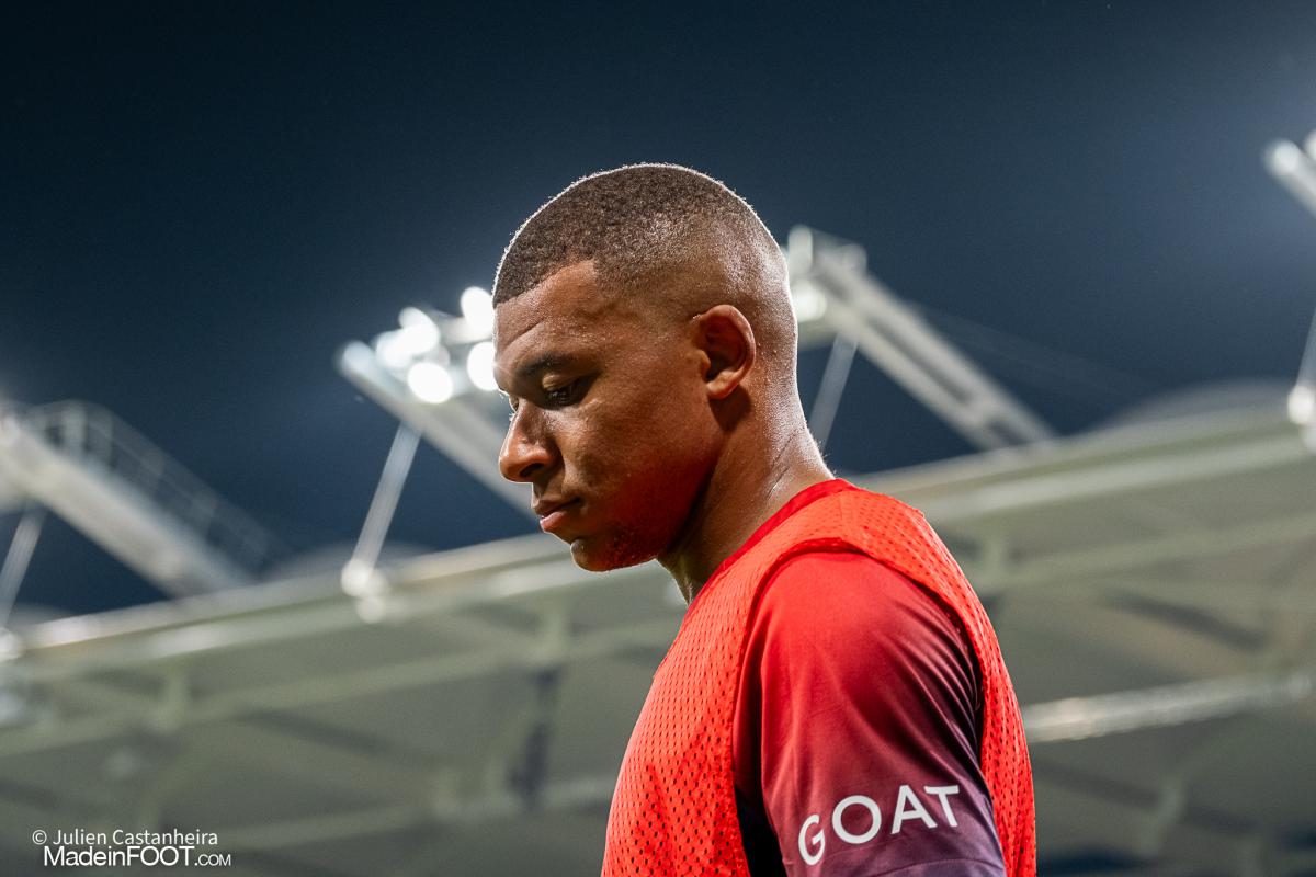 Kylian Mbappé avec le PSG
