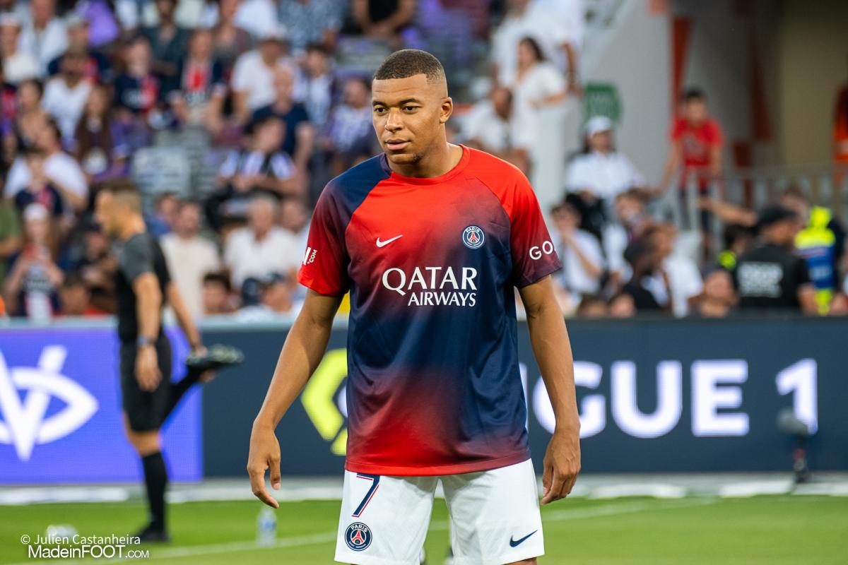 Kylian Mbappé avec le PSG