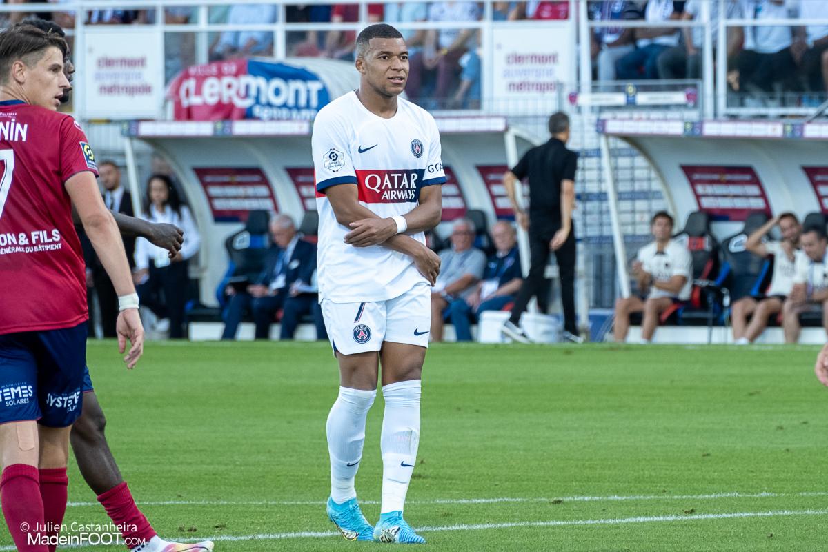 Kylian Mbappé avec le PSG 