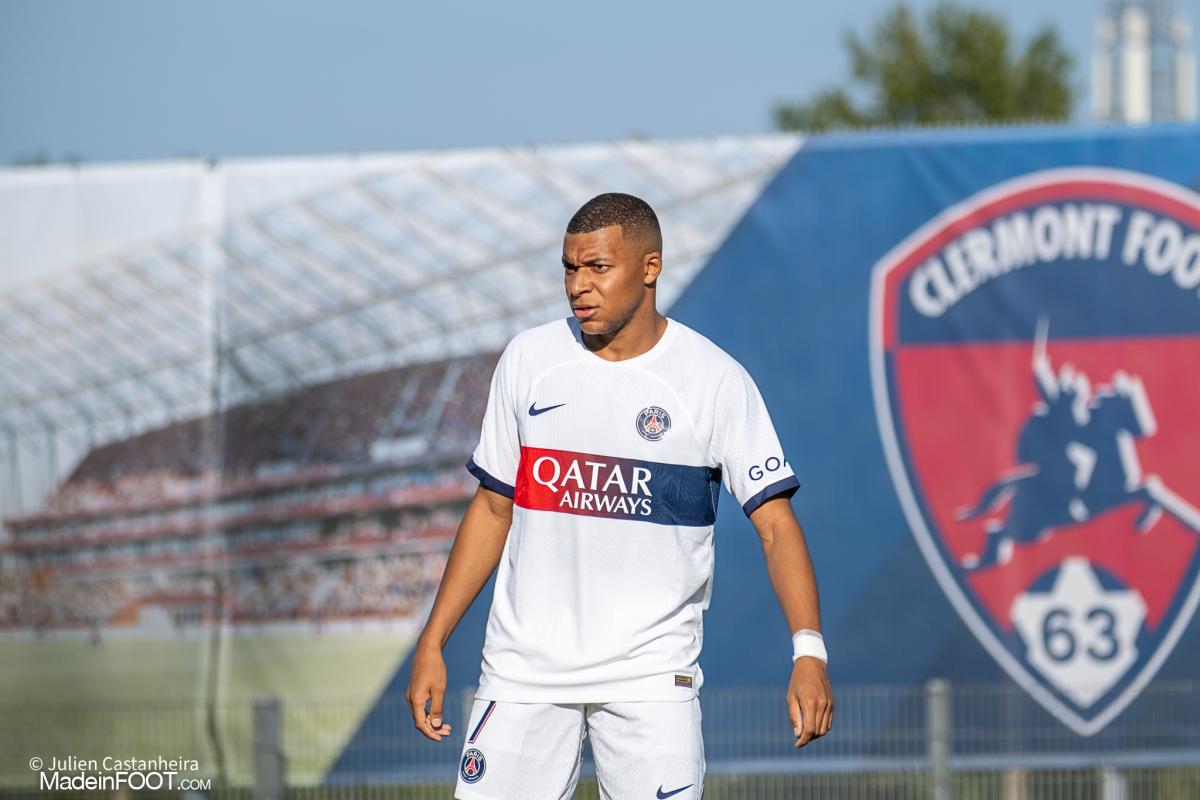 Kylian Mbappé avec le PSG 