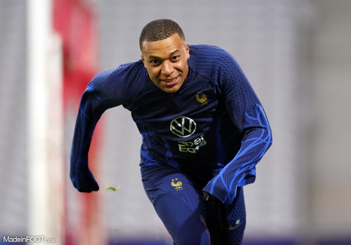 Kylian Mbappé avec l'EDF.