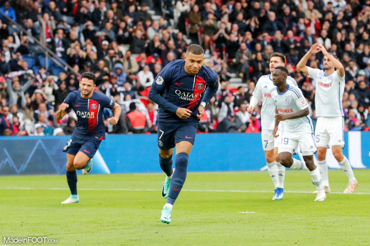 Kylian Mbappé avec le PSG 