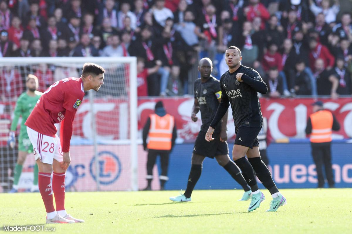 Kylian Mbappé avec le PSG 