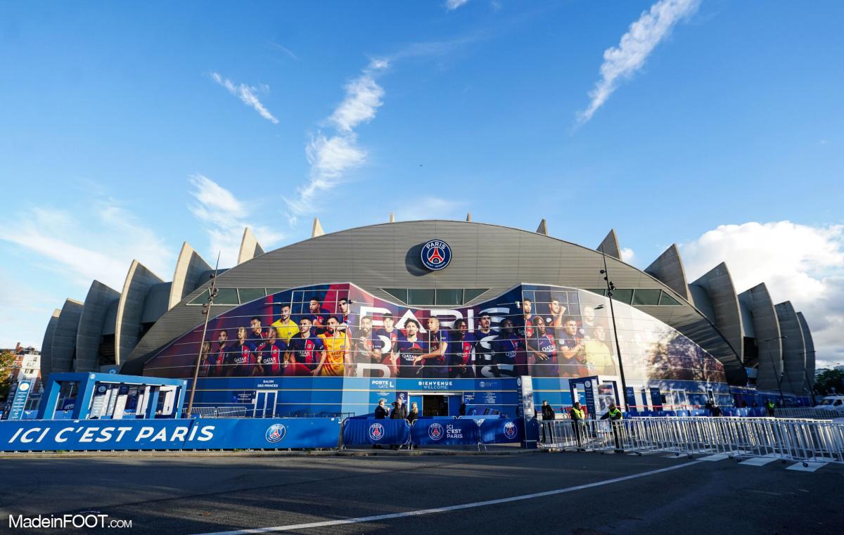 Le Parc des Princes de Paris. 