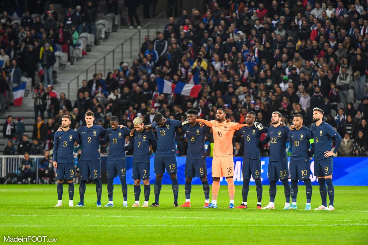 Eduardo Camavinga et ses coéquipiers de l'équipe de France