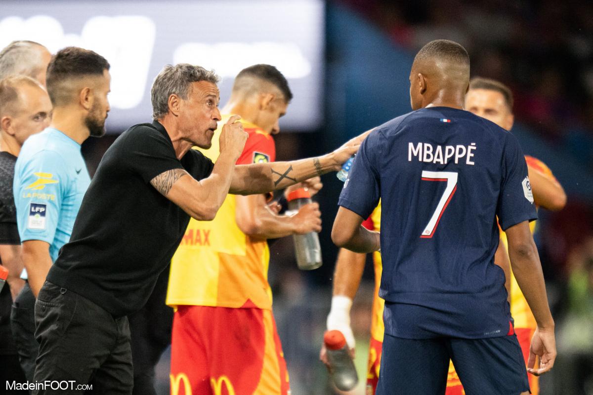 Kylian Mbappé avec le PSG 