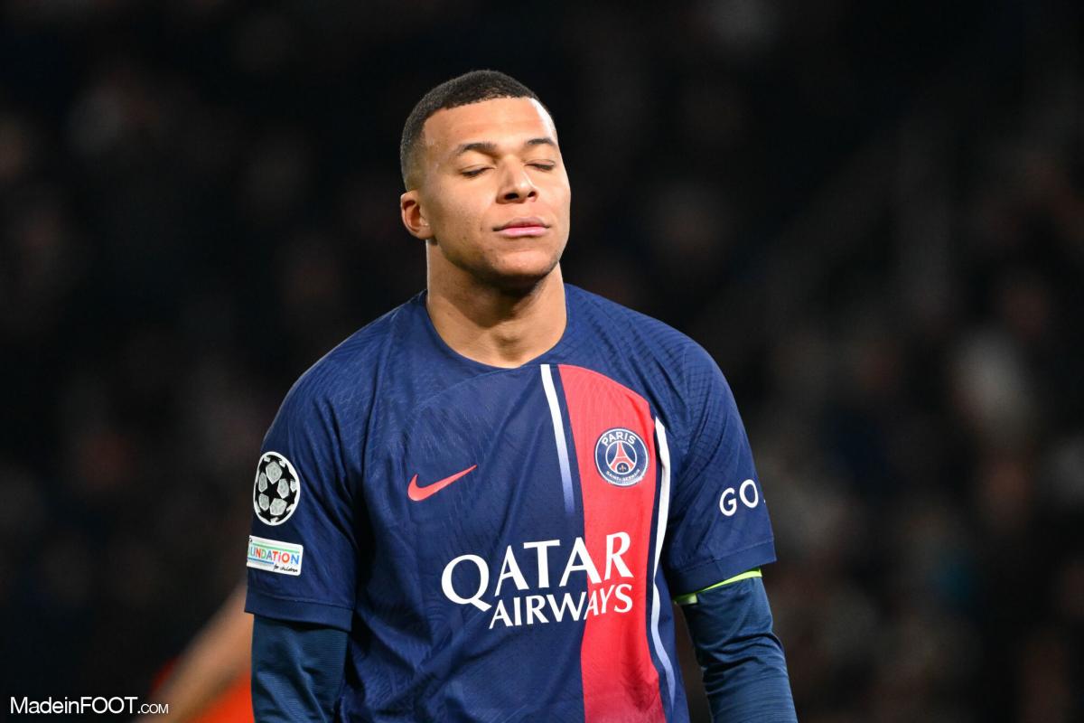 Kylian Mbappé avec le PSG