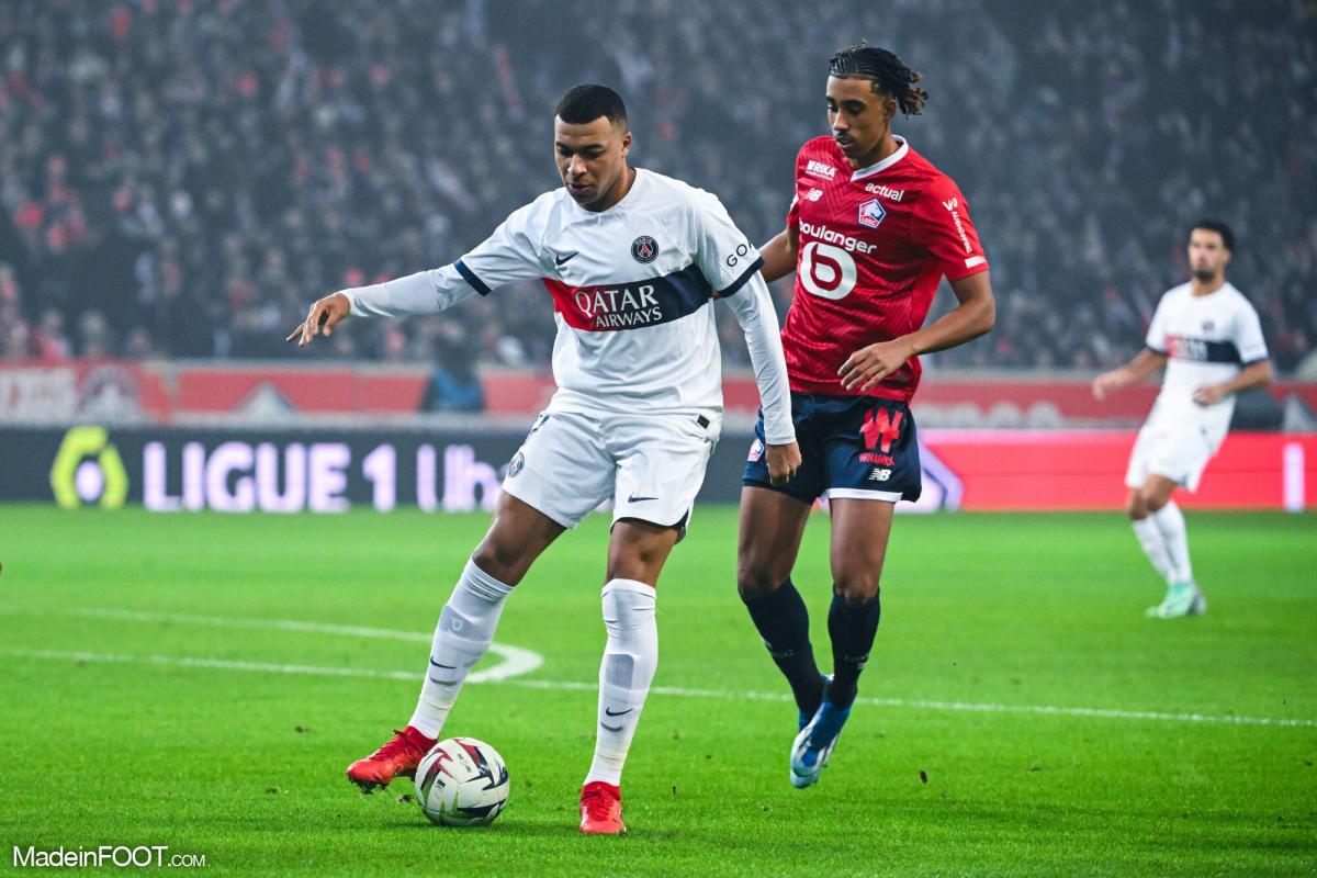 Kylian Mbappé avec le PSG 