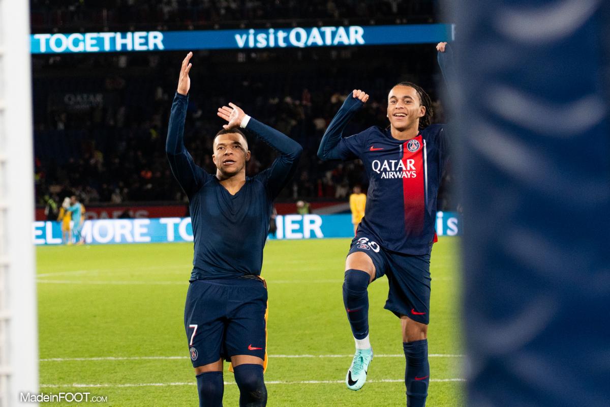 Kylian Mbappé et Ethan Mbappe.