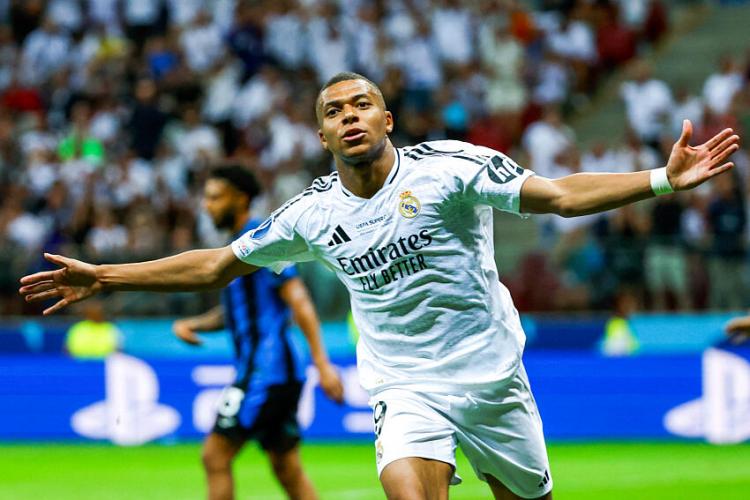 Kylian Mbappé, l'attaquant du Real Madrid.