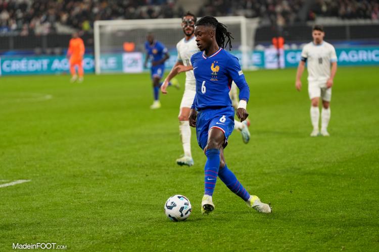 Équipe de France - Eduardo Camavinga s'entraîne encore à part à la veille de France-Ukraine