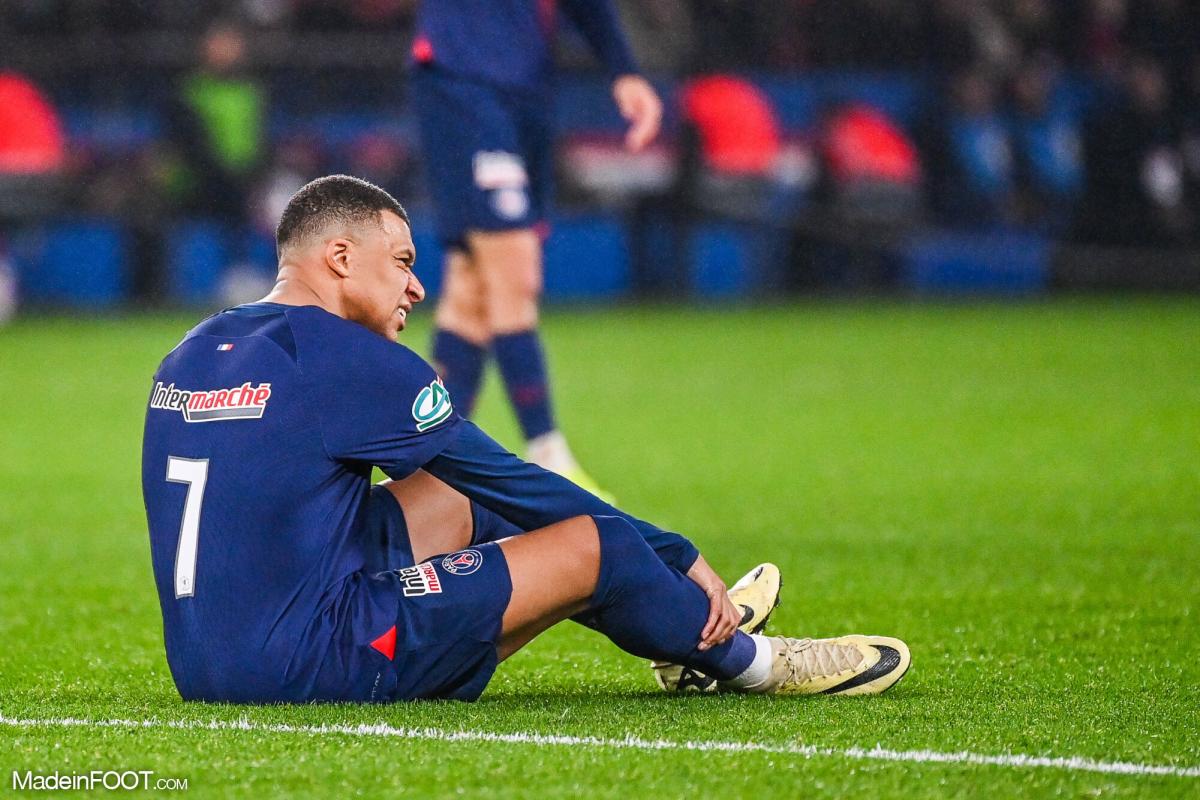 Kylian Mbappé avec le PSG 