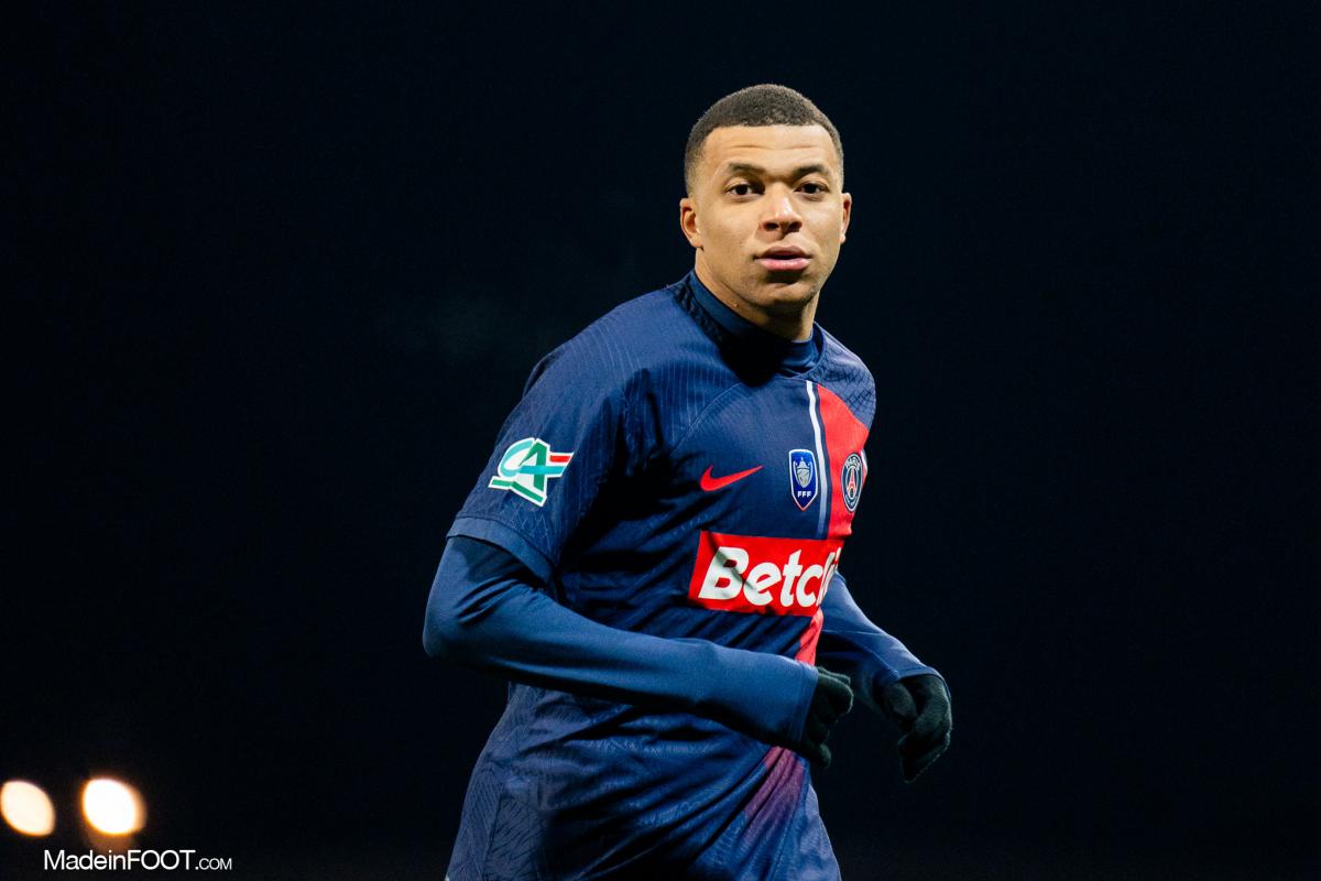 Kylian Mbappé, attaquant du PSG.